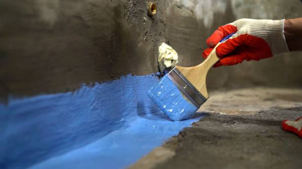 SJ Waterproofing Pros commercial waterproofing team near Lakehurst, NJ